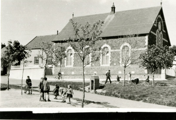 Black and white photograph of the Methodist Chapel in Llangwm Pembrokeshire